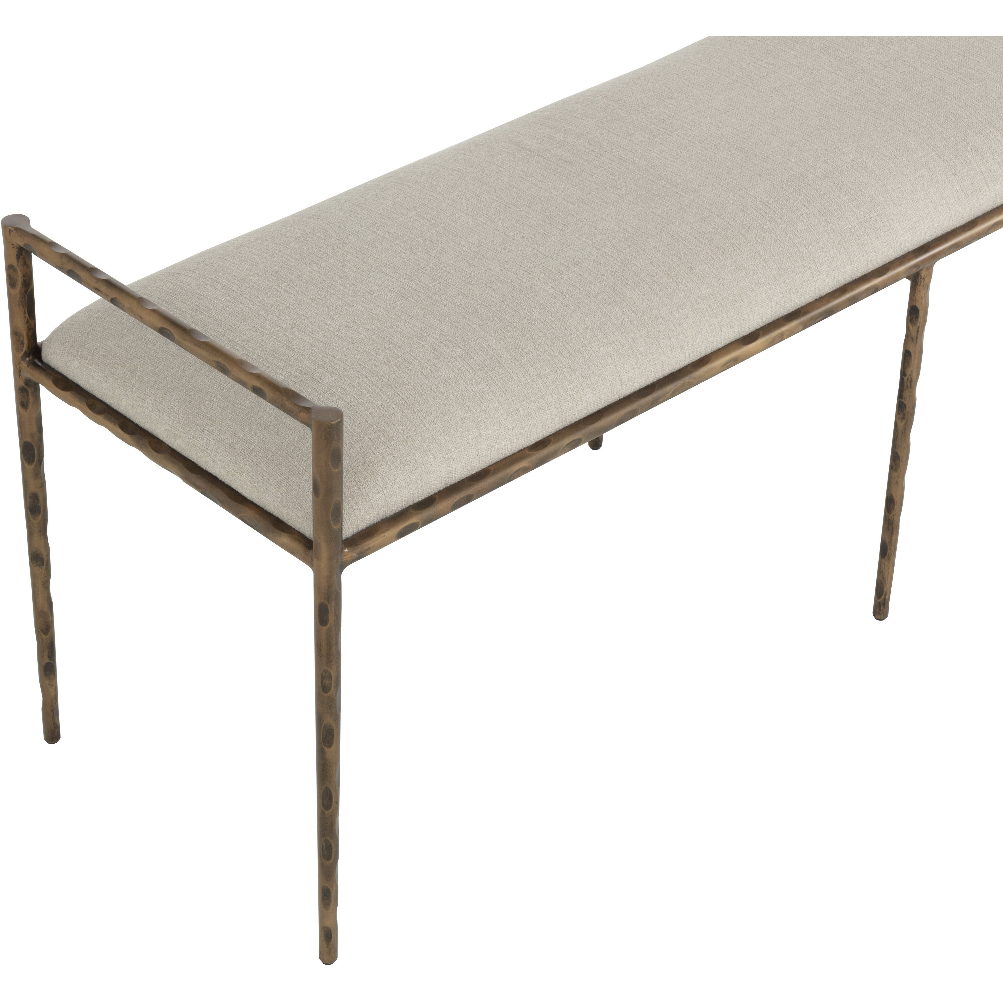 Esai Zenith Taupe Grey Bench